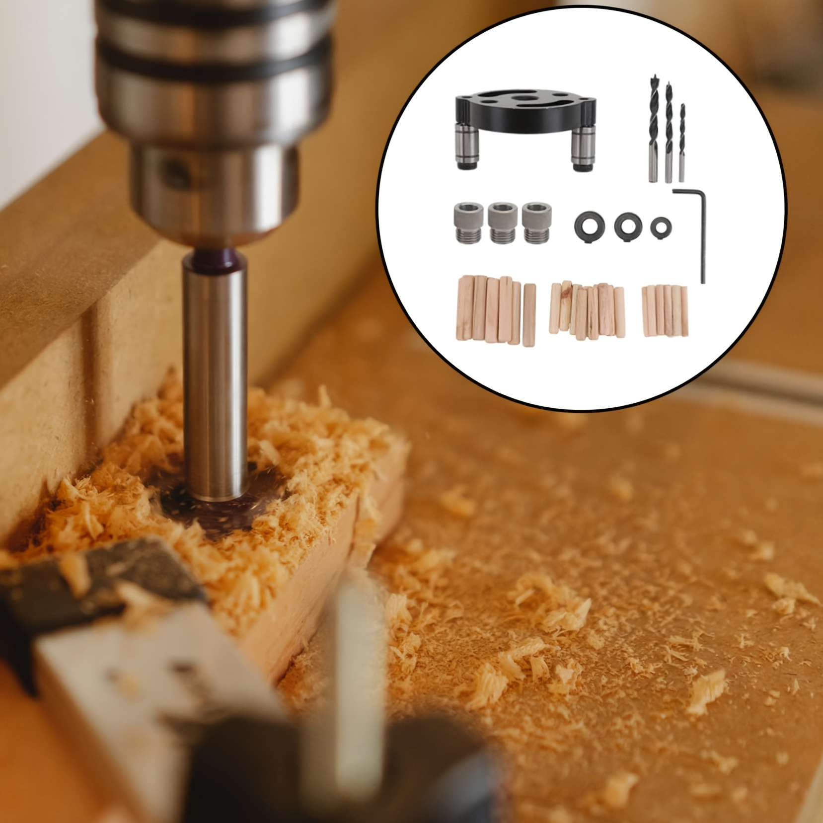 Pocket Hole Jig Kit Increase Woodworking Efficiency 15 - Temu