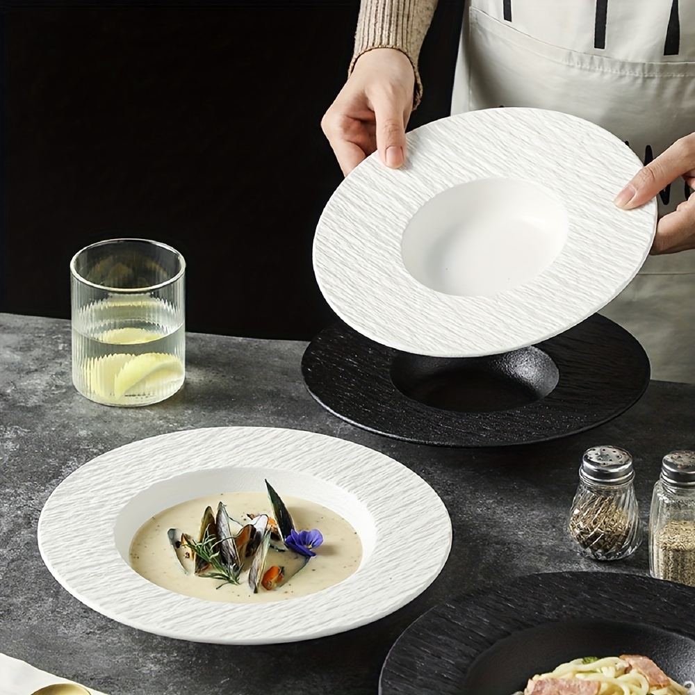 Pasta Plates Online - Modern Luxury Pasta Serving Plates Set