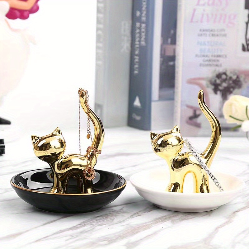 Cat Kitty Eyeglass Holder Stand Cute Object For Desk - Temu