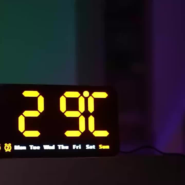 DEKITA Reloj Despertador Digital, Despertadores Electrónicos con Función  Snooze,Temperatura, 12/24 H, ℉/℃, Reloj de Alarma Digital Mesilla  Dormitorio