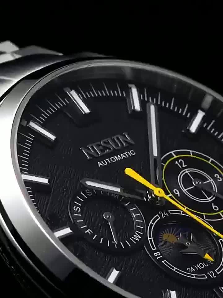 Nesun Men's Multi-Functional Automatic Mechanical Watch