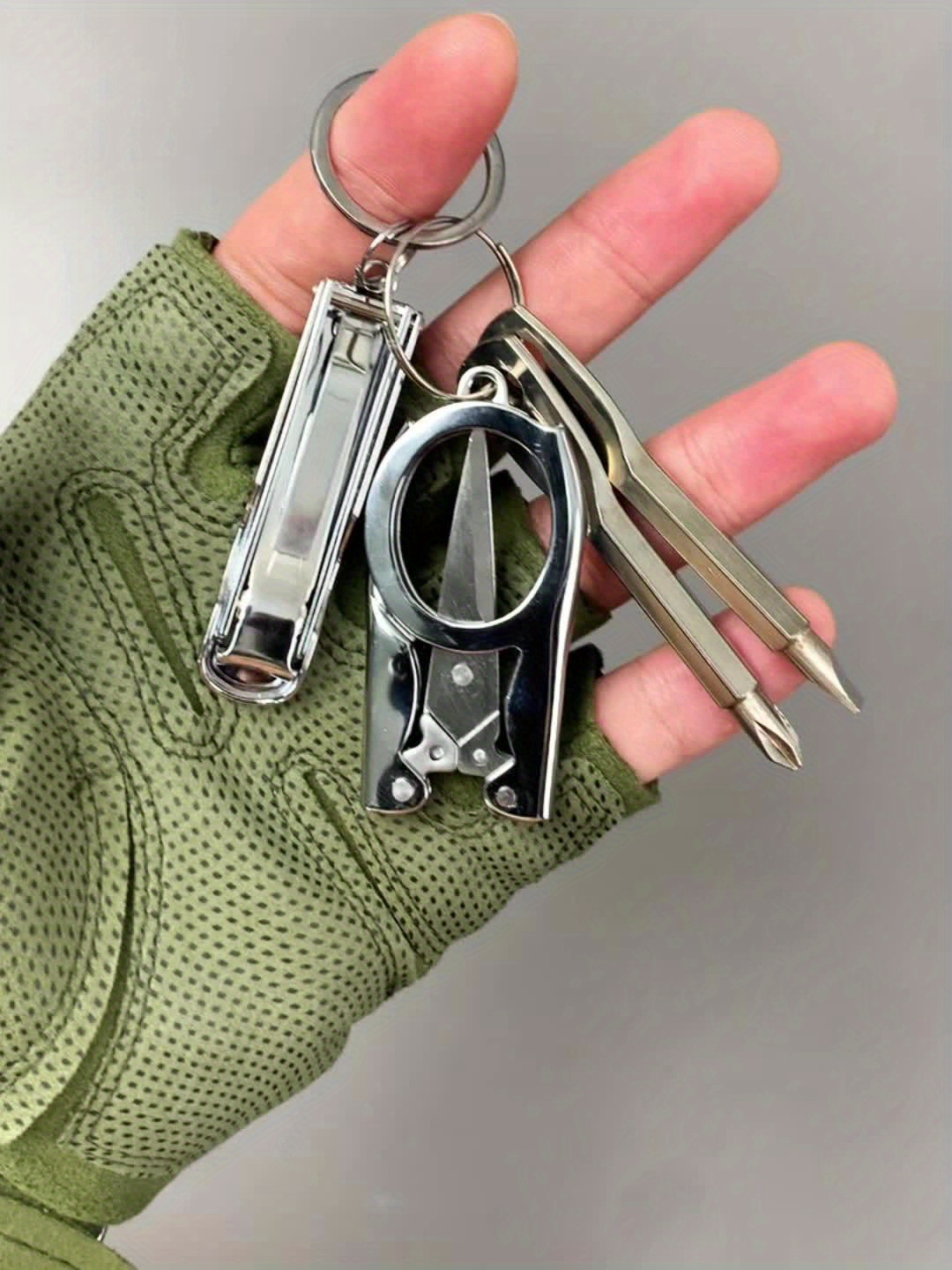 Multi-Functional EDC Tools Portable Keychain Set for Outdoor Enthusiasts