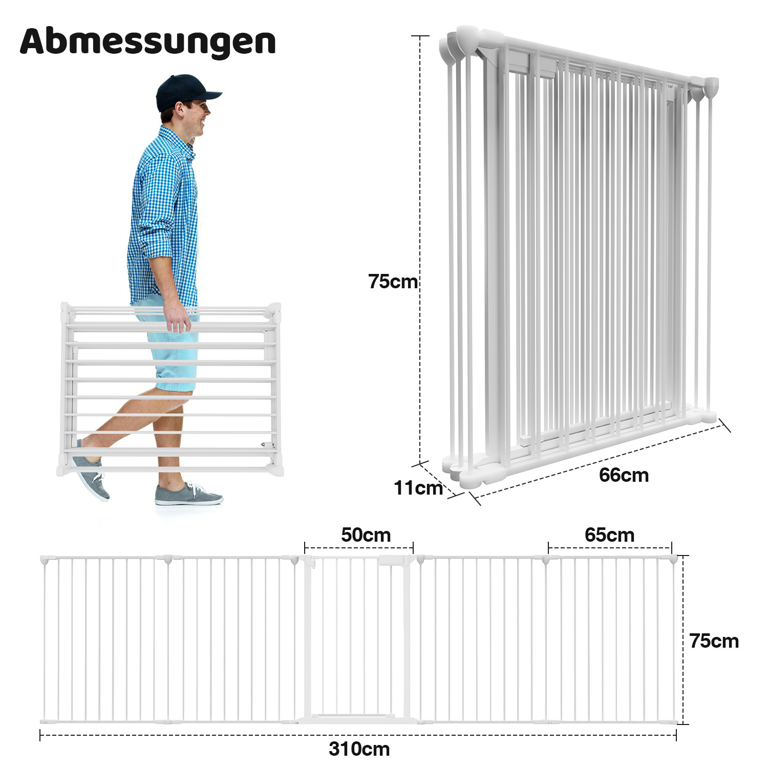 Metal Fireplace Safety Gate With Door, Barrier Fence, Stove Safety Grill, Including Pet Safety Fence, /