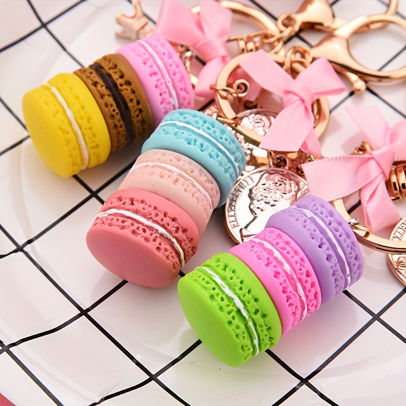 Macaron keychain deals