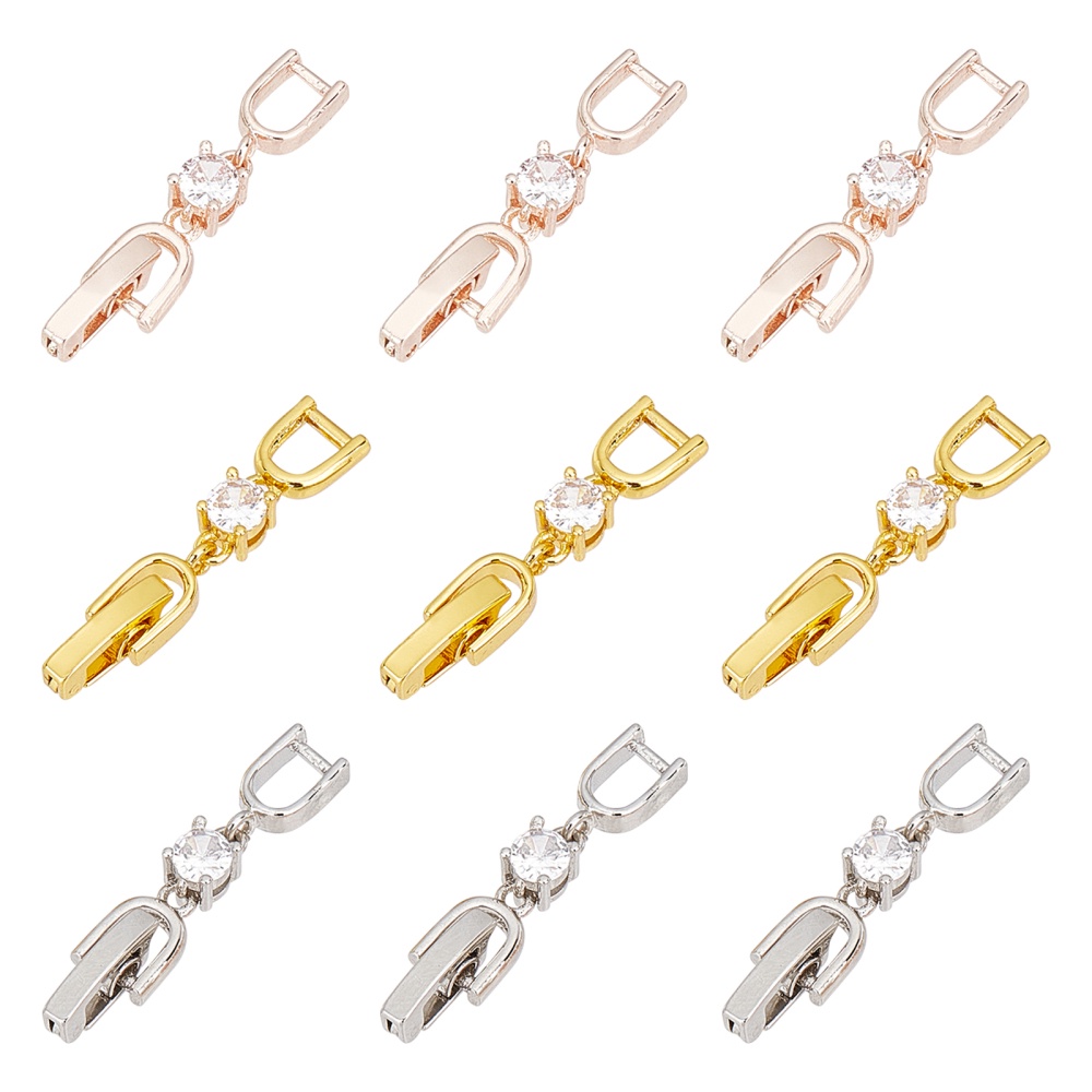12x5mm Brass Screw Clasps, Jewelry Clasps, Bracelet Clasp, Necklace Clasp,  Classic Screw Closure, Silver Color Clasp, Clasp Lot, Brass Clasp 