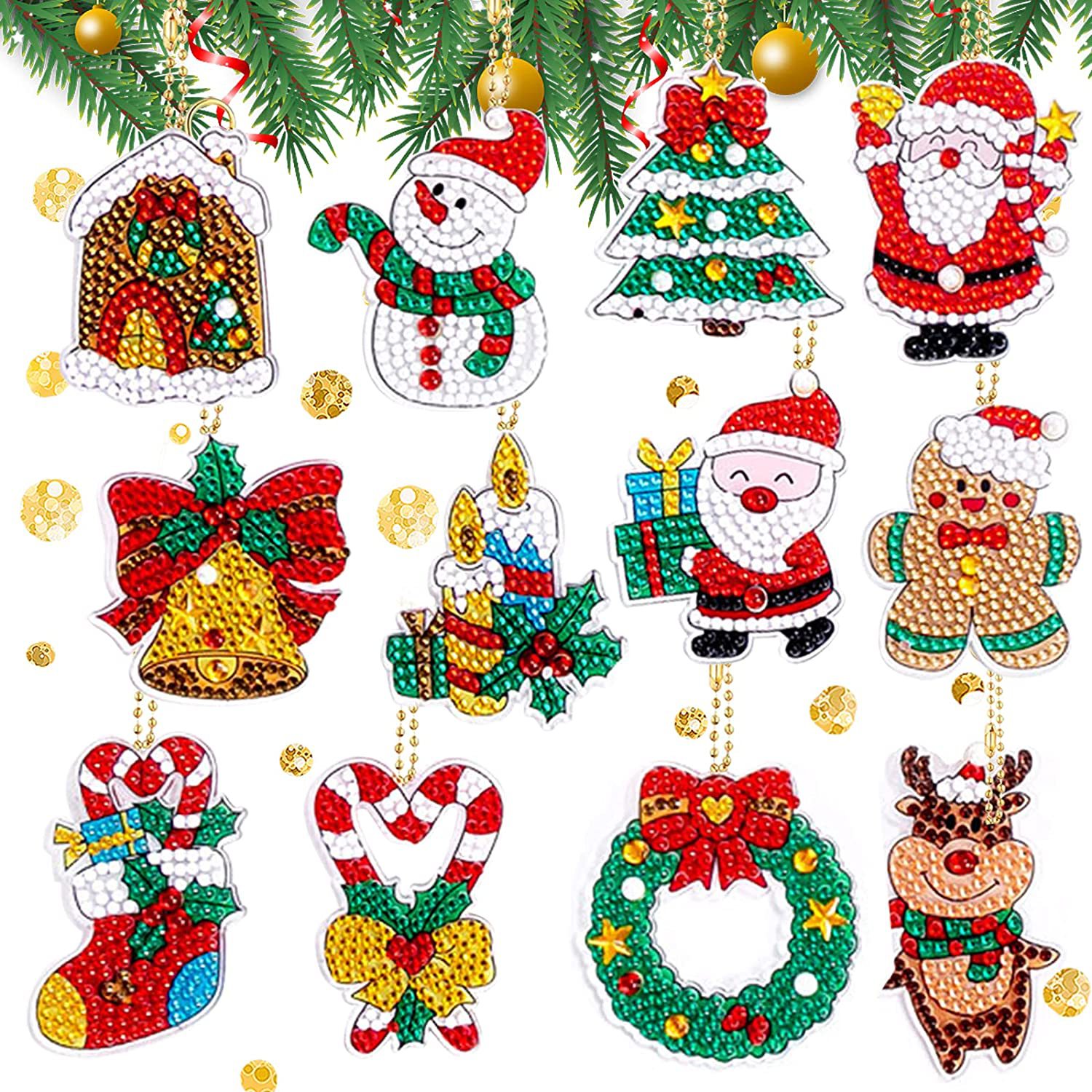 Christmas Sublimation Ornament with Red String Double Sides Sublimation  Ornament Blanks Round Light Weight Sublimation Blanks Ornaments Bulk for  Decoration Christmas Xmas Tree Halloween 12 Or 26 Pcs 