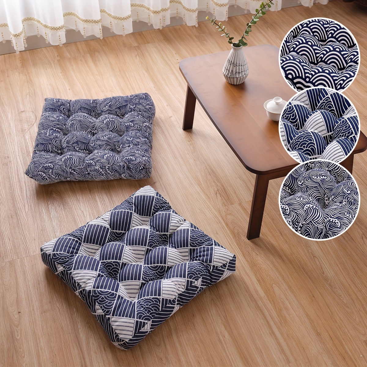 Japanese Tatami Mat Cotton Carpet Living Room Bedroom Rugs Non-slip Floor  Mats Window Cushion Yoga Mat Baby Crawling Mat Blanket - Mat - AliExpress