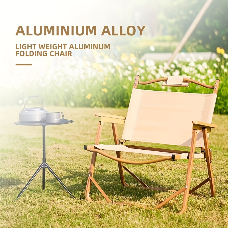 Portable Folding Chair Footrest Aluminum Alloy Foldable for