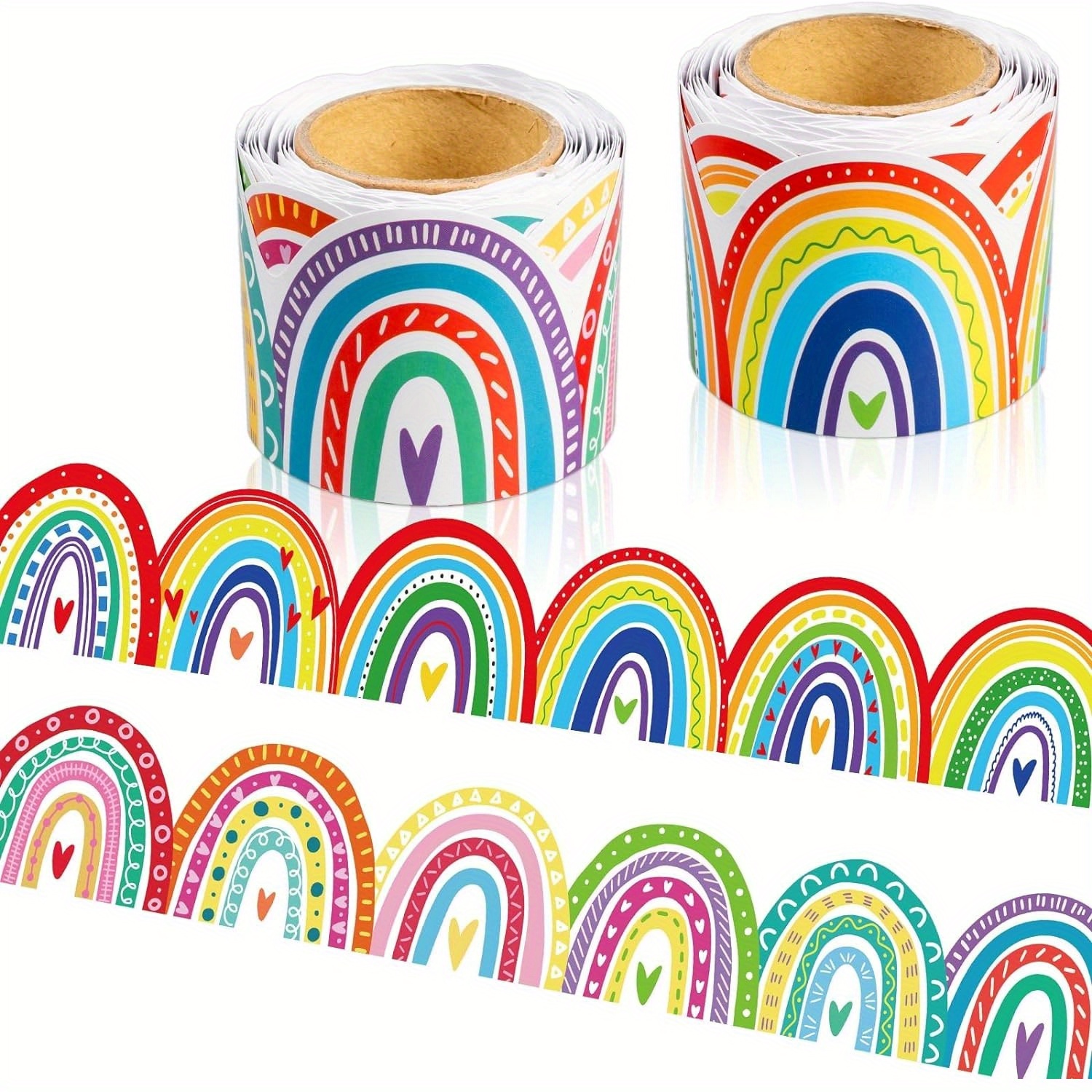 6 Rolls Colorful Tape Pinstripe Tape Whiteboard Tape Self Adhesive White  Board Tape Thin Washi Tape Poster Markers Dry Erase Tape for Office Grid