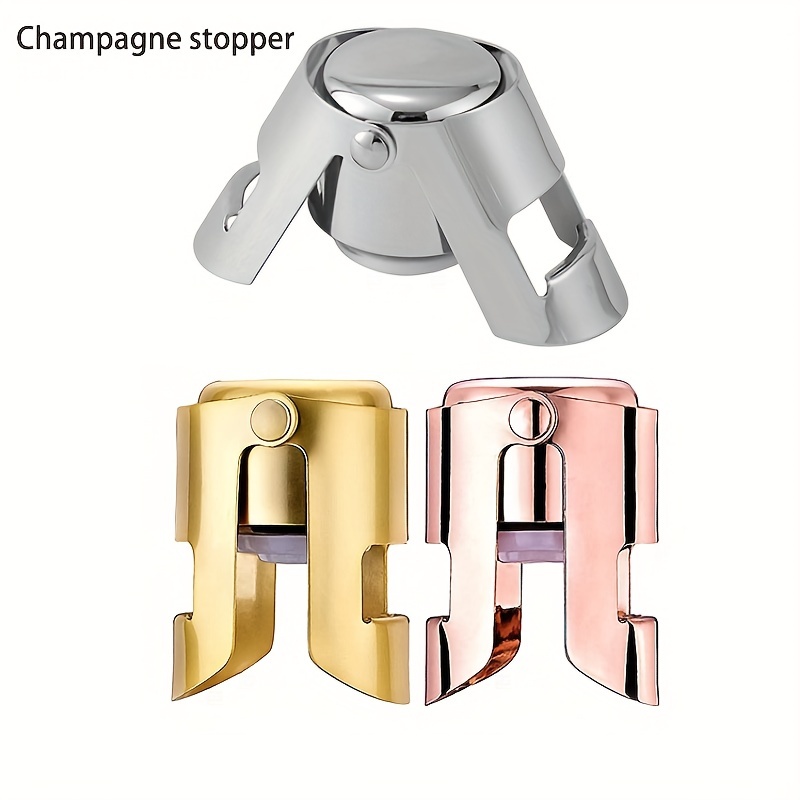 Leakproof Champagne Stoppers Champagne Cork Sealer Cap Bottle Stopper  Leak-proof Fresh Keeper for Wine Plug Bar Tools - AliExpress