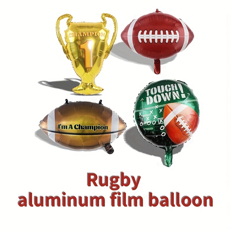 Ballon gonflable en film d'aluminium en forme de trophée