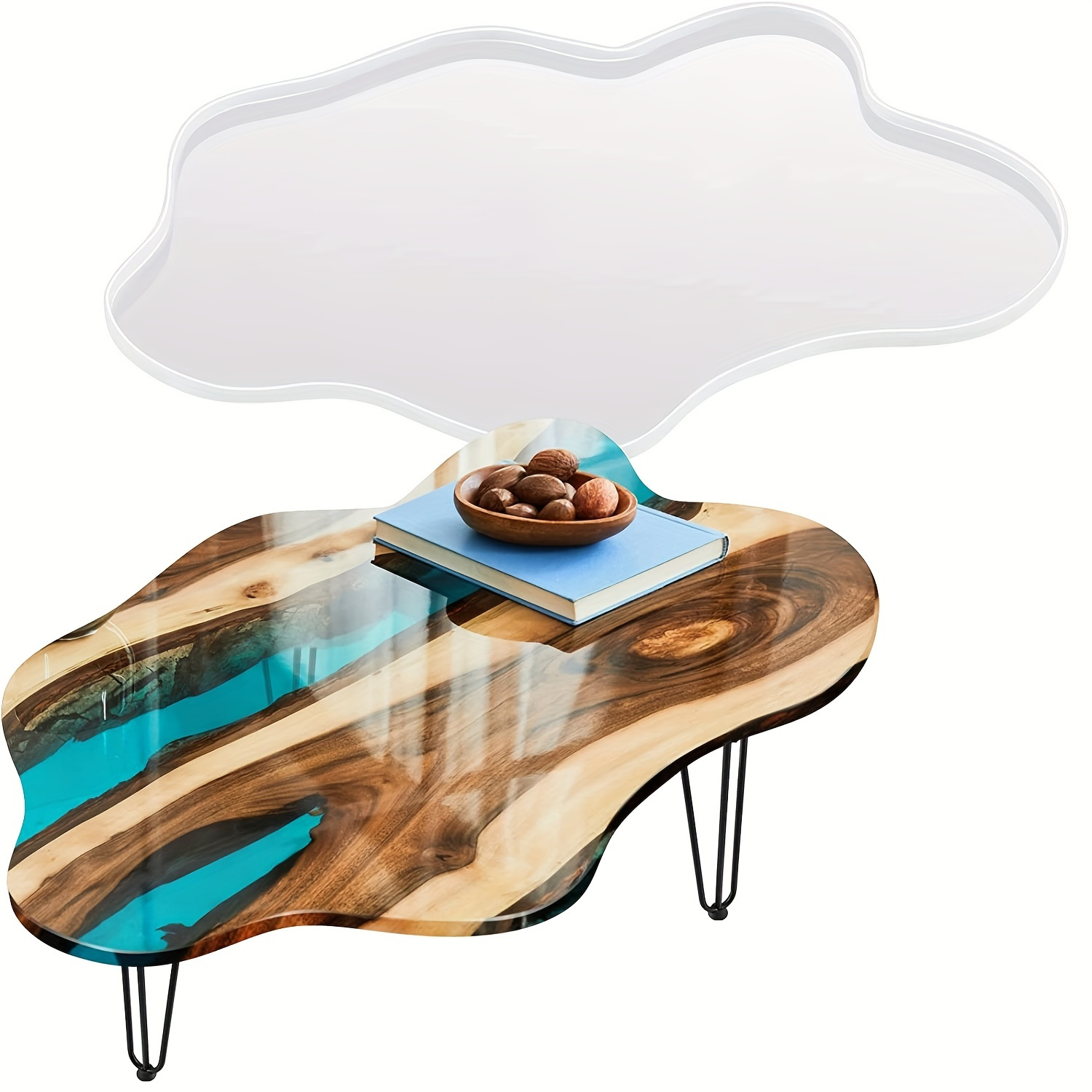 TSTKCOM Patas de mesa de madera de 20 pulgadas, patas de mesa de centro  modernas de
