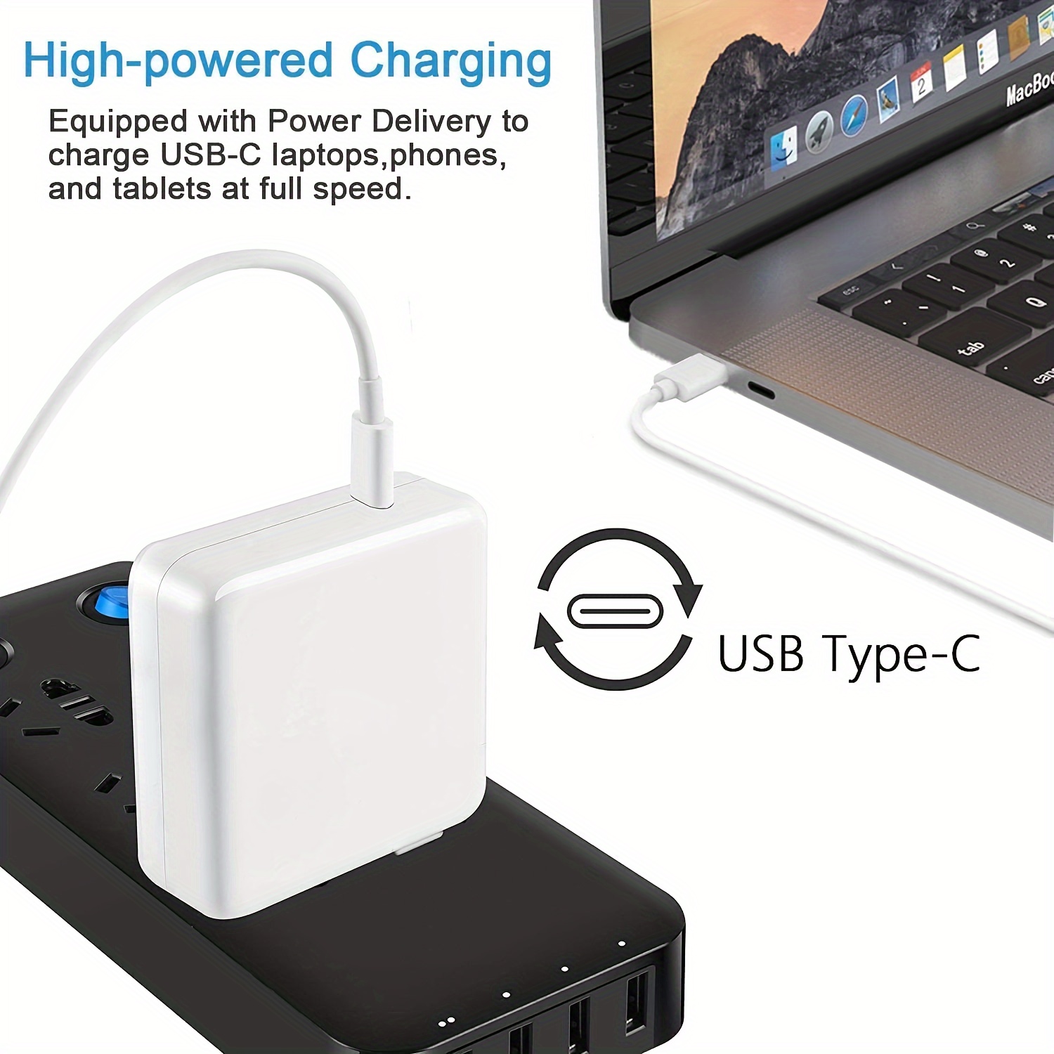  Cargador Macbook Pro 118 W USB C Adaptador de corriente para  Macbook Pro Air 13 14 15 16 pulgadas Mac Book Retina M2 M1 2023 2022 2020  2019 2018 2017 2016