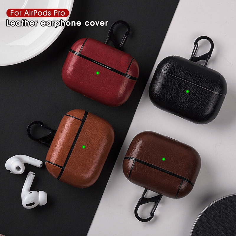 AirPods Pro/AirPods 3rd generation Leather Case (Milk Biscuit