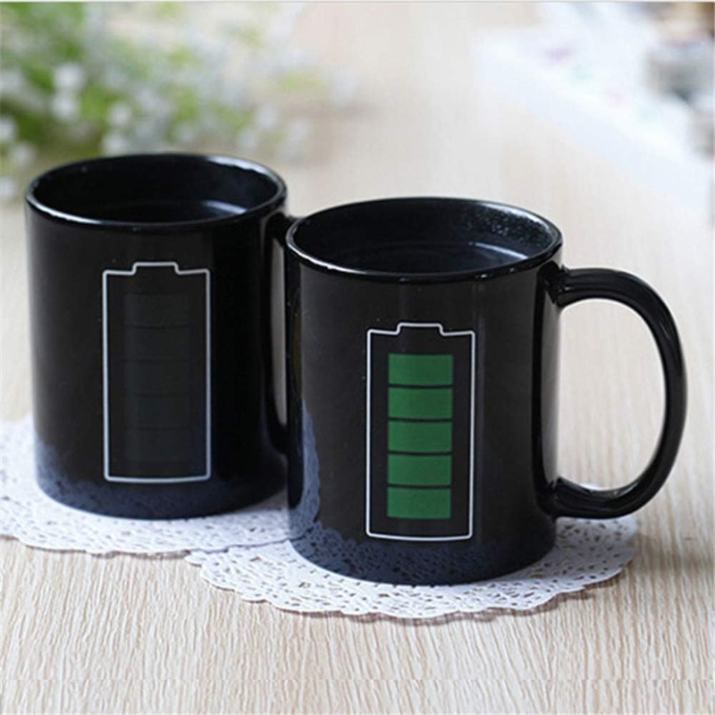 Charging Please Wait Coffee Themed Coffee & Tea Mug, Decor or Stuff (15oz)