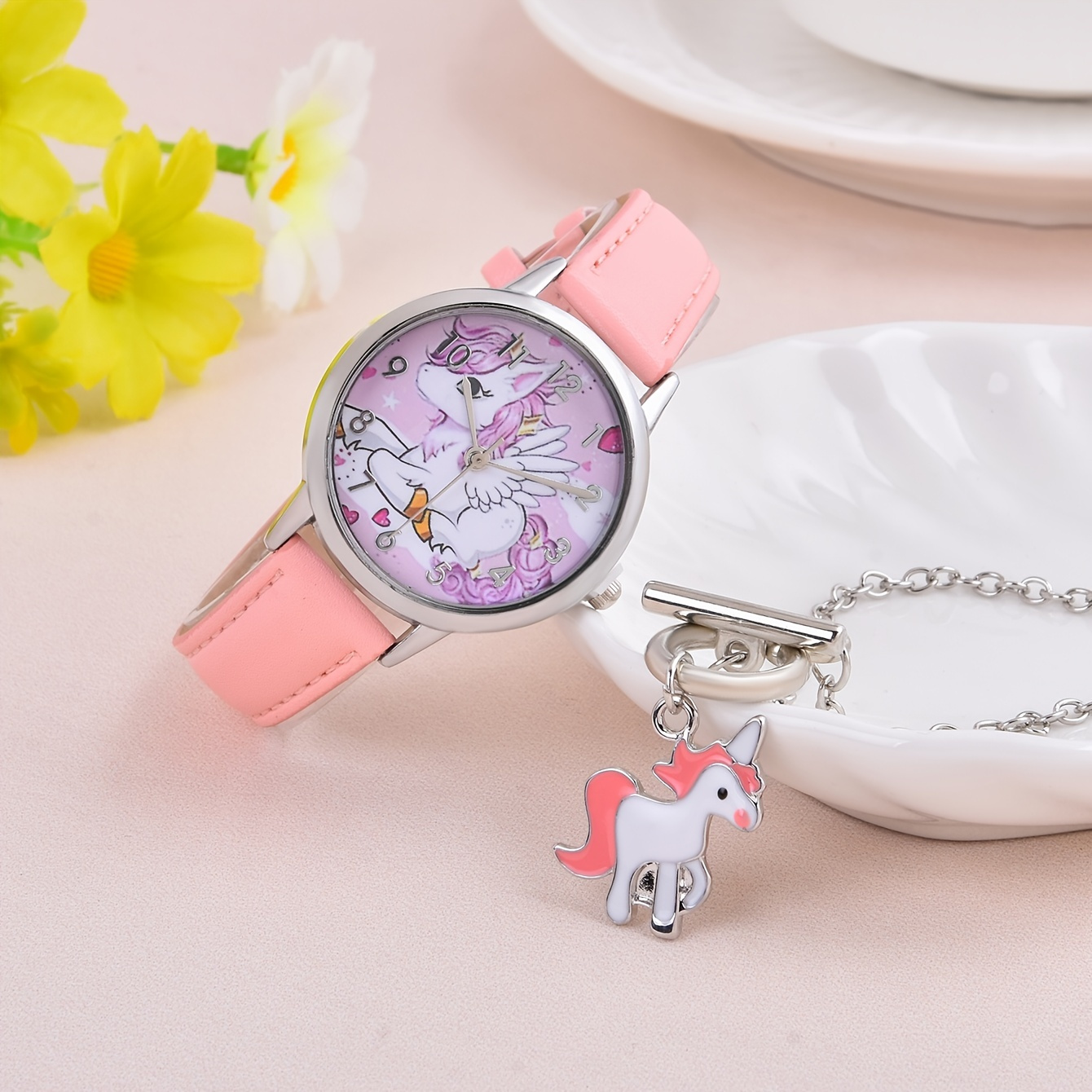 Reloj de princesa para niña, Reloj para estudiante, Pony/unicornio, relojes  de cuarzo para niños, regalo para bebé, Reloj Infantil, Reloj para niños