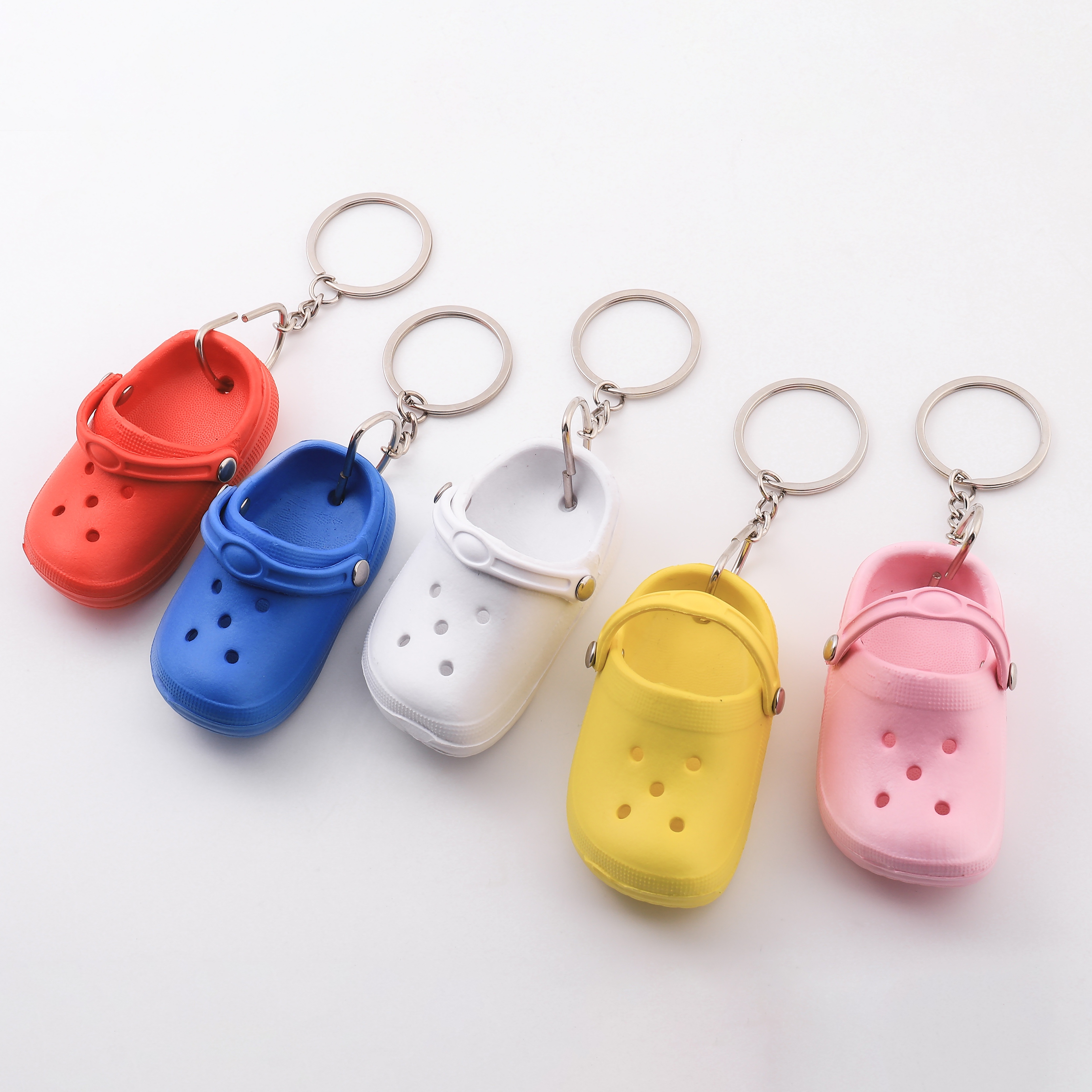 Best Discount-mini Crocs Sandal Keychain Charm Keyring Key Holder Novelty  Keychain Gift