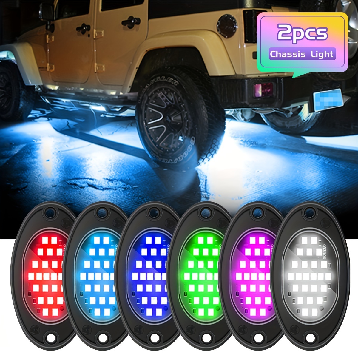 12 pulgadas, tira de luz LED para interior del automóvil, 12V  blanco/rojo/azul/verde/amarillo/rosa/RGB conectable impermeable para  automóviles