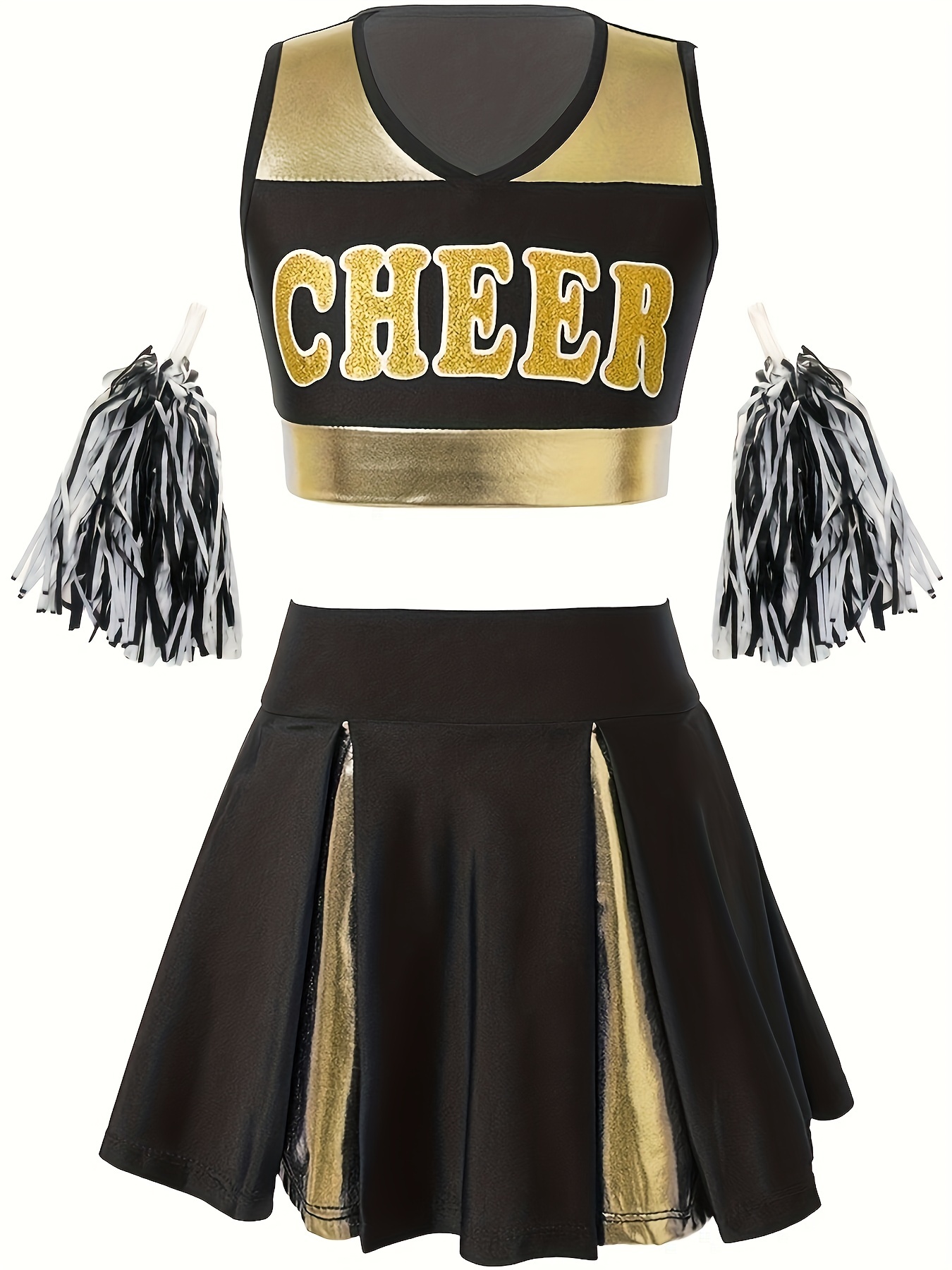 Women's Skirt Suit Basketball Cheerleading Jersey Two Piece Set