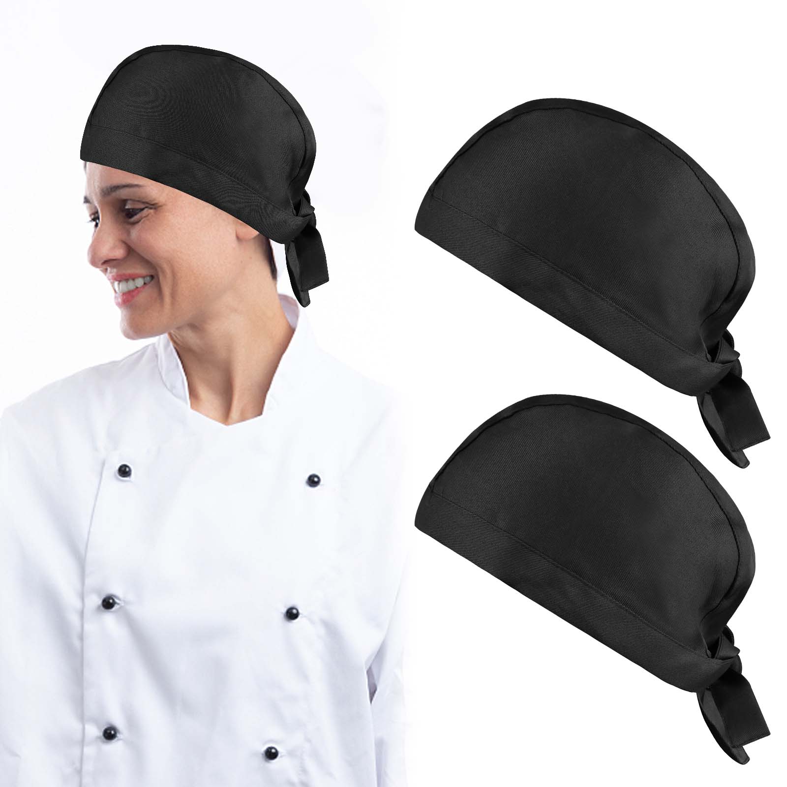 Chef Hat Hats Cooking Catering Kids Cap Men Accessories Caps Adjustable  Unisex Uniform Turban Restaurant Black Chefs
