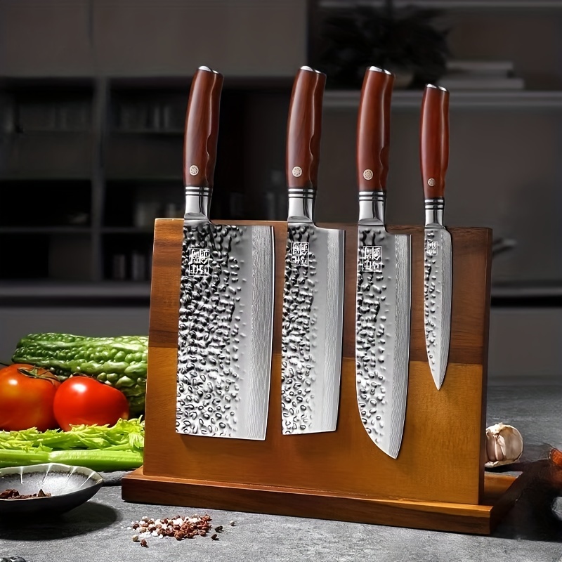 Chef Knife, Professional Kitchen Knife, Sharp Damascus Stainless Steel  Blade With High Carbon, Wood Handle, Multifunctional Knife, Kitchen Tools,  Useful Tools, Kitchen Utensils, Apartment Essentials, Ready For School,  Household Supplies - Temu