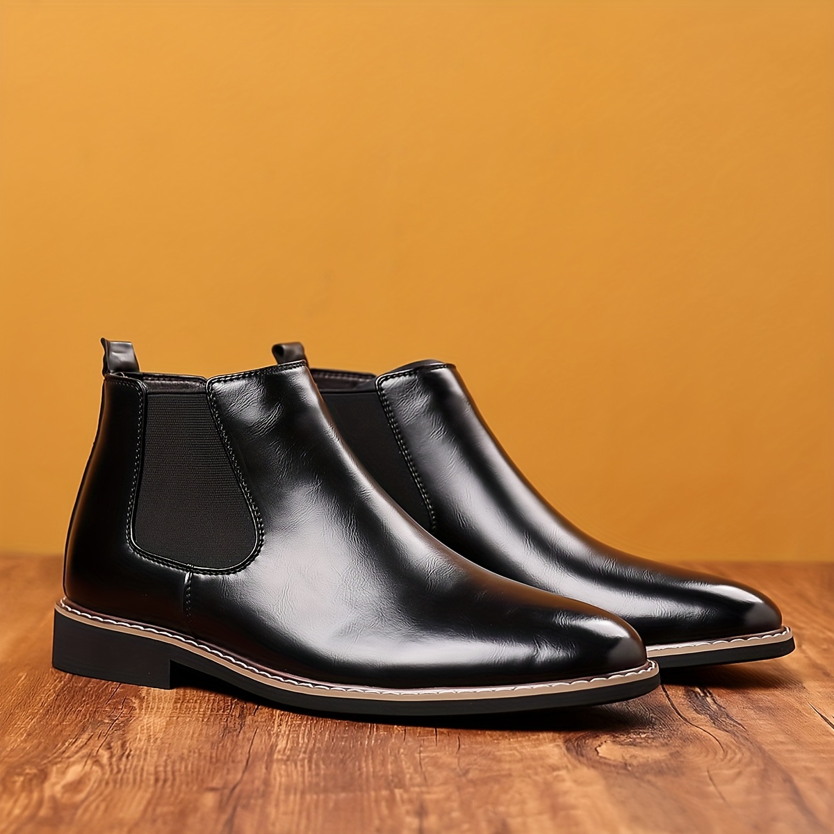 Men's Vintage Retro Chelsea Boots, Shoes For Winter - Temu