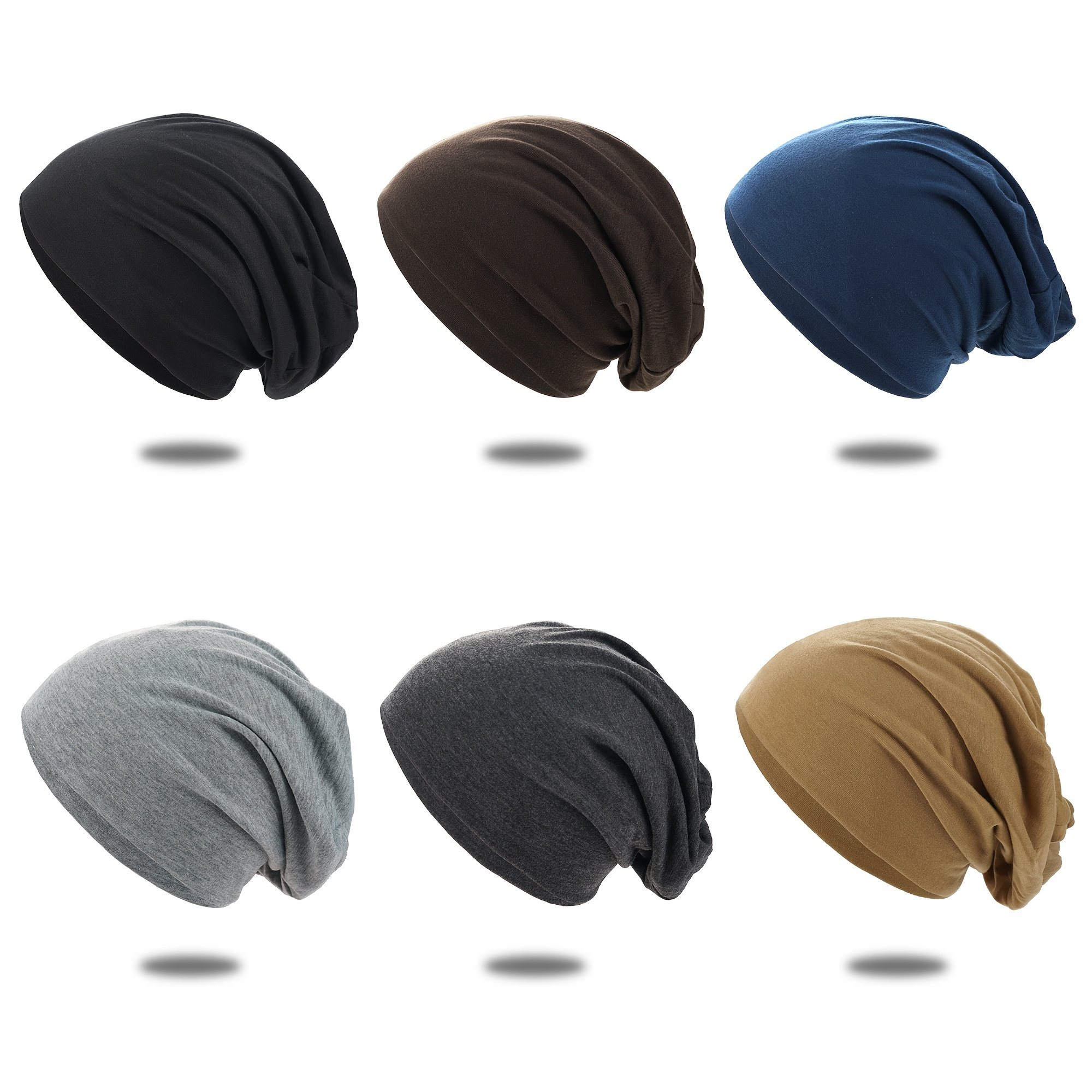 Trendy Double D Slouchy Beanie Solid Color Elastic Skull Coldproof Beanies  For Women - Temu Germany