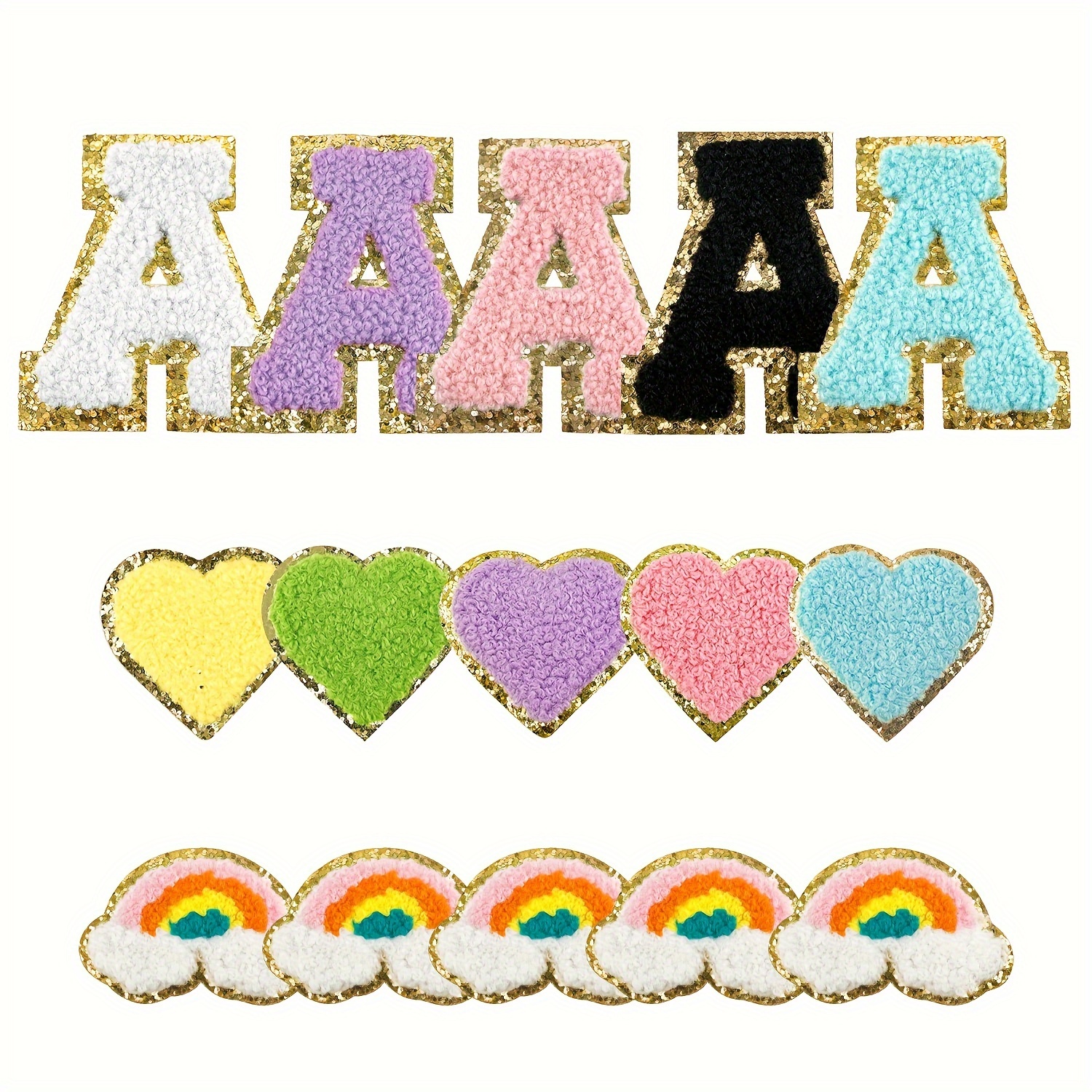 Chenille Letter Patches - Temu