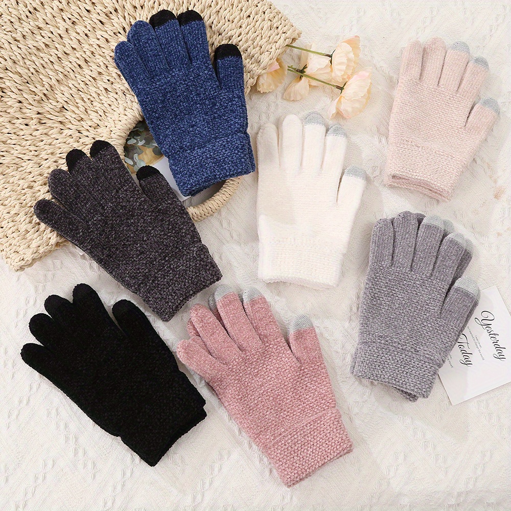 Chenille Gloves - Temu