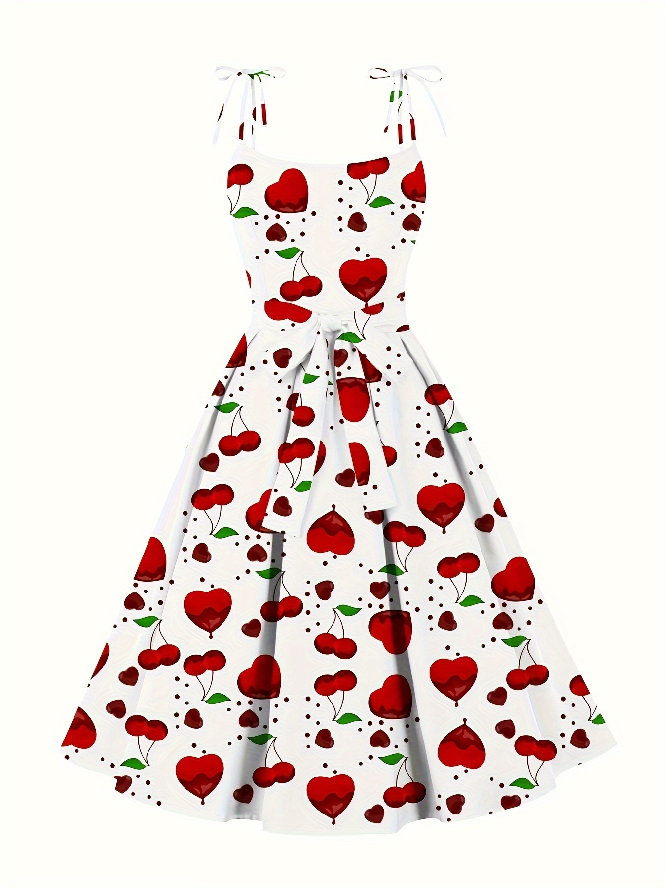 Omighty Cherry Dress - Temu