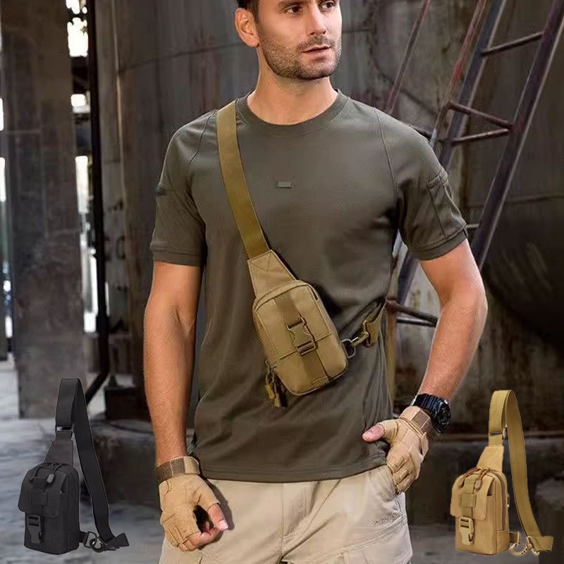 Men's Small Sling Lightweight Crossbody Bag Chest Bag For Travel And  Hiking, Gift For Father