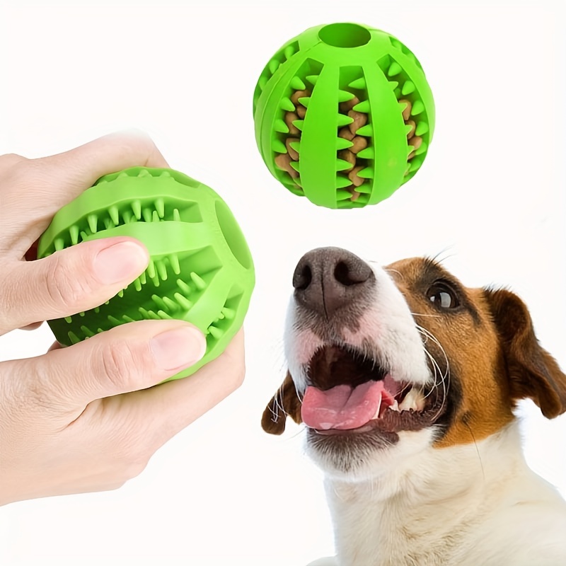 1/3pcs Dog Chew Toys for Aggressive Chewers Large Breed Small Medium Dogs, Dog Toys Interactive Indestructible Durable Treat Dispensing Toy - Green