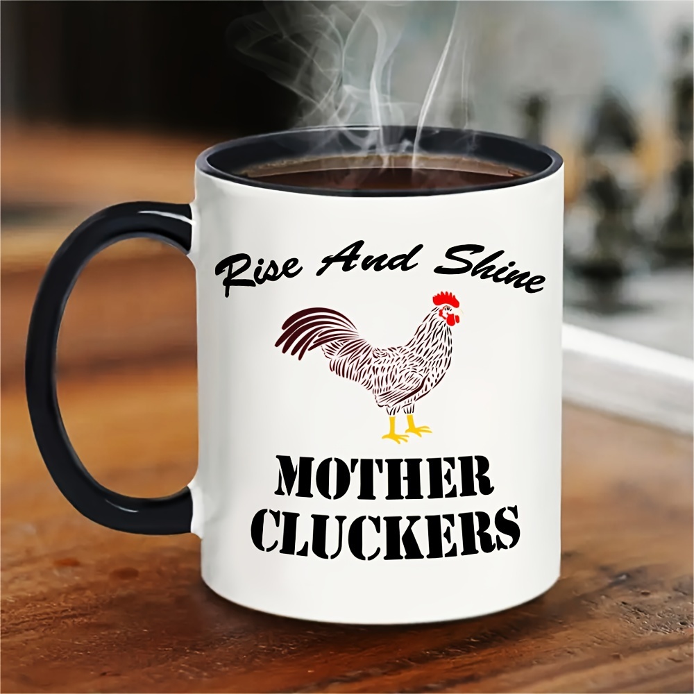 Egg Gift Cup, For Men, Women, Cocks And Hens Are Happier Together, Insulated  Travel Coffee Mug With Lid - Temu