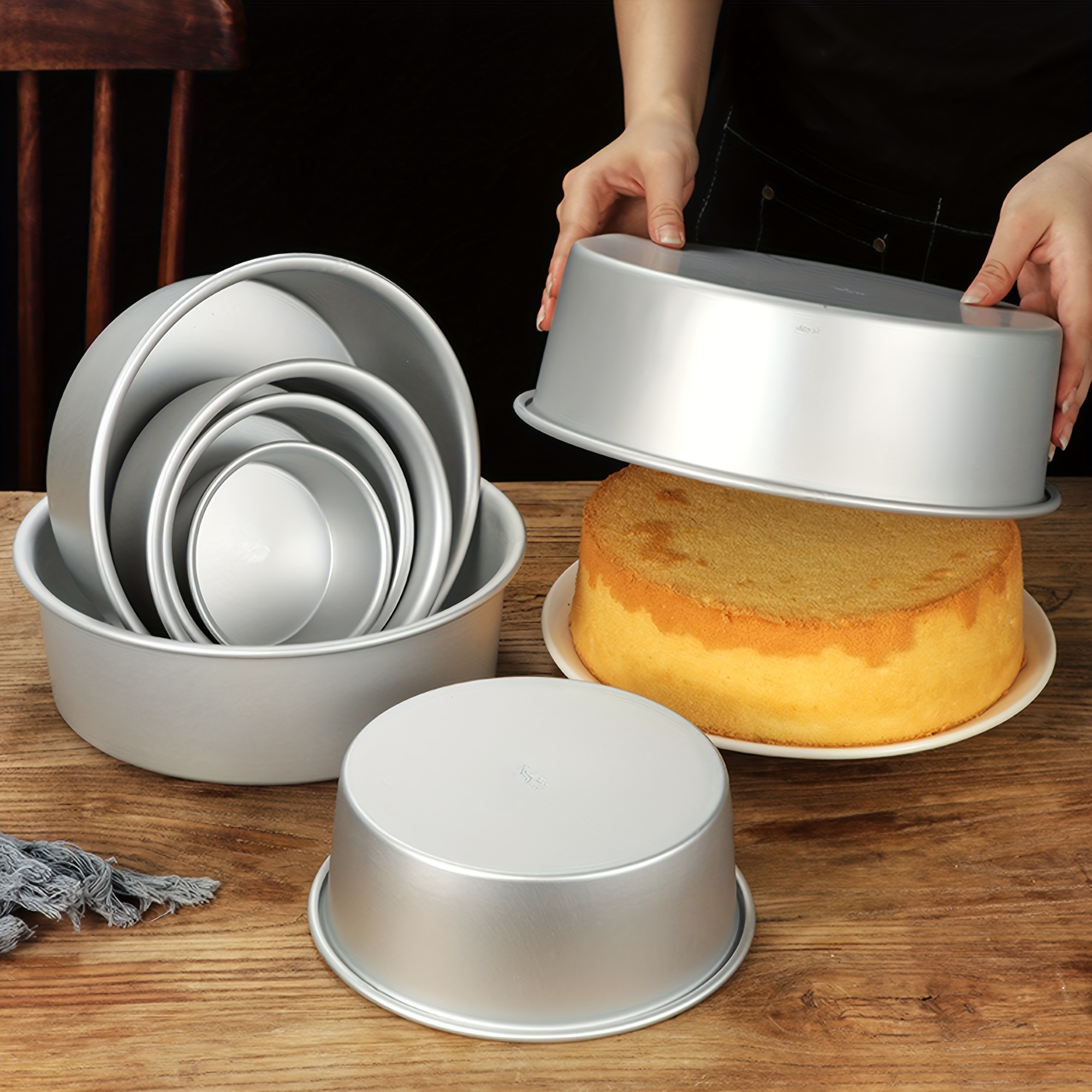Silicone Charlotte Cake Pan Reusable Round Baking Molds For - Temu