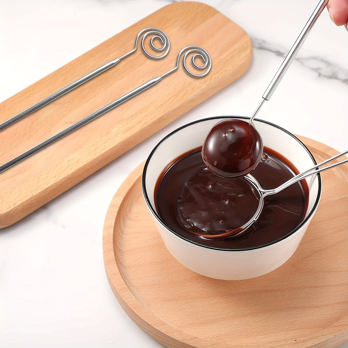 Chocolate Fondue Kit Mini Chocolate Melting Pot Equipped - Temu