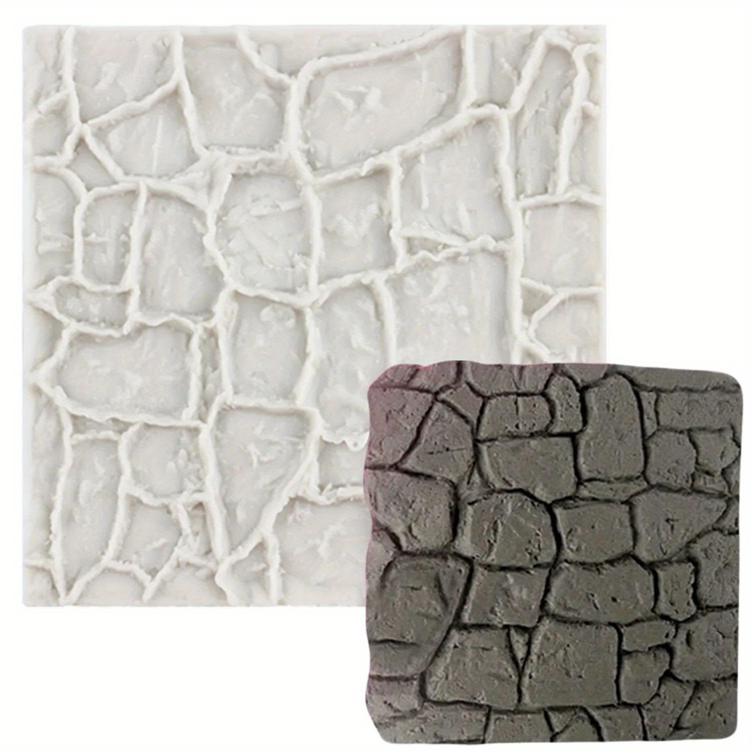 Irregular stone mold for concrete, an imprint with a creative effect