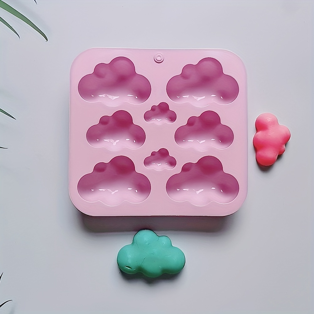 3d Cloud Shape Silicone Mold Diy Cloud Resin Cake Food Jelly - Temu