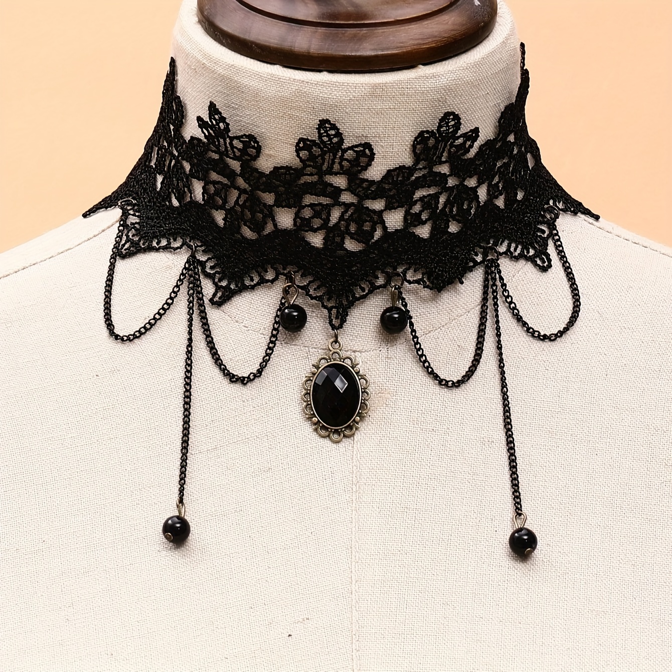 Renaissance Elizabethan Ruffle Neck Collar Faux Lace Chokers