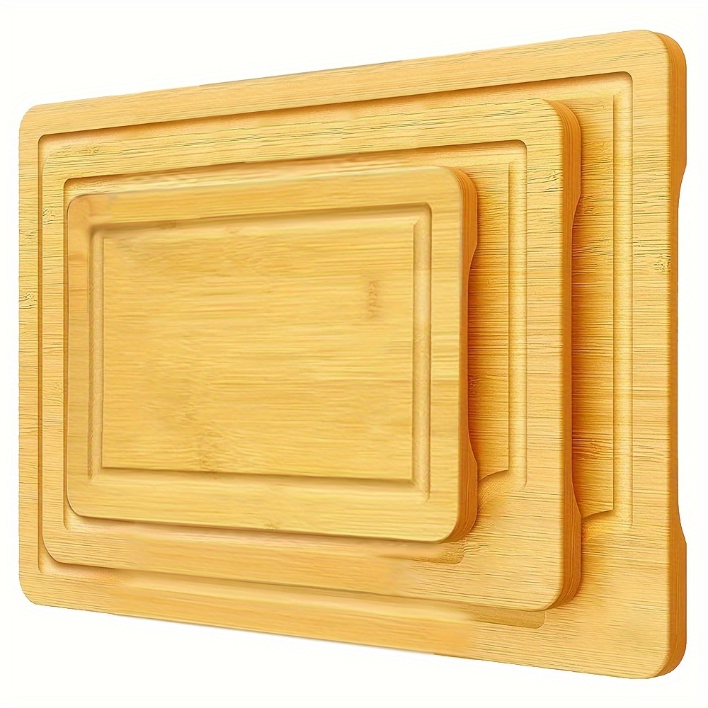 3 Tablas De Cortar De Madera De 11.8 X 6.3 X 0.1 Pulgadas Con Mango, Tabla  De Queso De Madera Sin Terminar Para Bricolaje, Cocina, Verduras, Frutas,  Suministros Para Fiestas De Verano