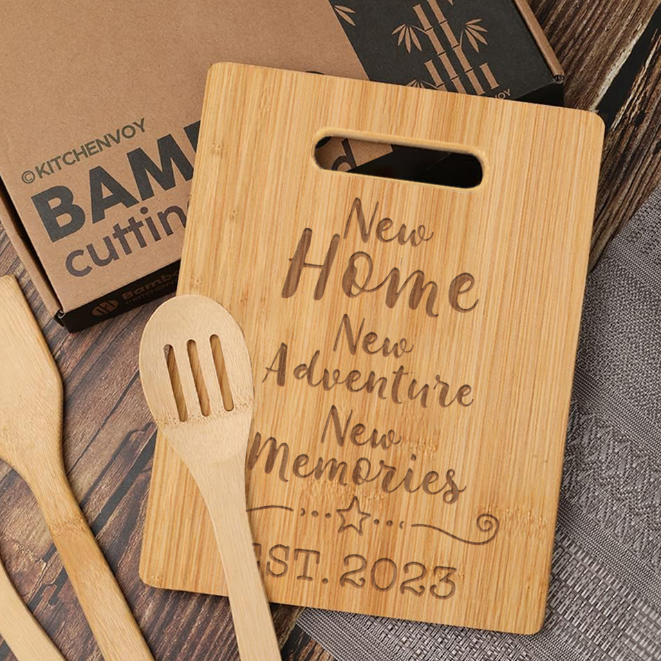  New Home Gift Ideas for Home Couple, Housewarming Gifts for New  House Decorations Ideas, First Home Gift, House Warming Gifts New Apartment  Recipe for a Happy New Home Essentials Cutting Board