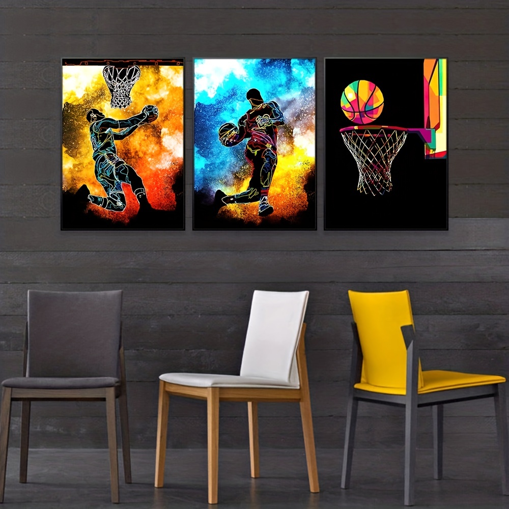 Waterproof Ice Hockey Sticker Living Room Bedroom Wall Art - Temu