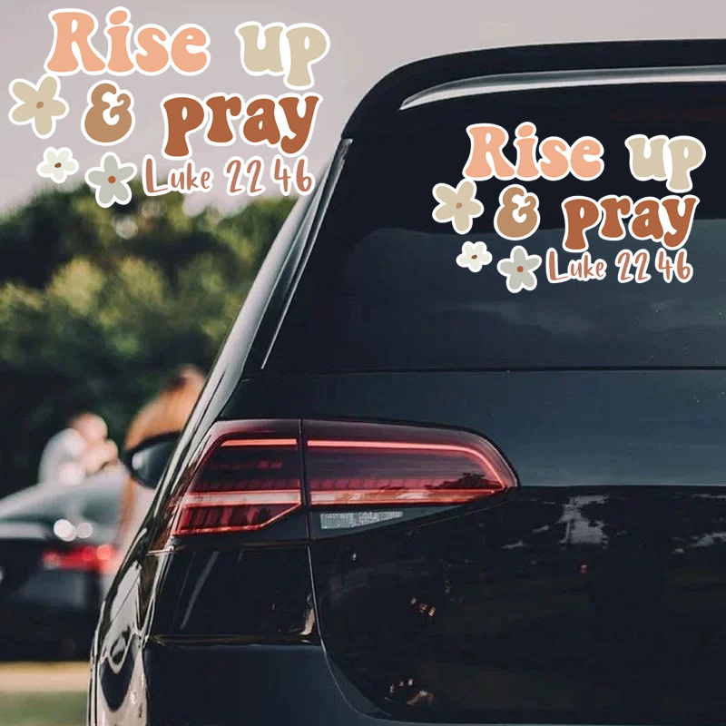 Faith Over Fear Religious Window Christian Stickers For Your Car