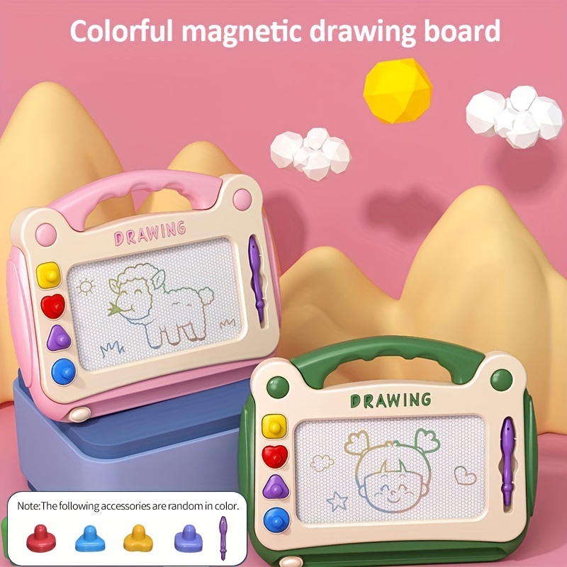 3 Pack Mini Magnetic Bead Board for Kids Magnetic Drawing Board for  Toddlers School Kindergarten Magnet Toys Gift Drawing Stylus Round Magnet  Tablet