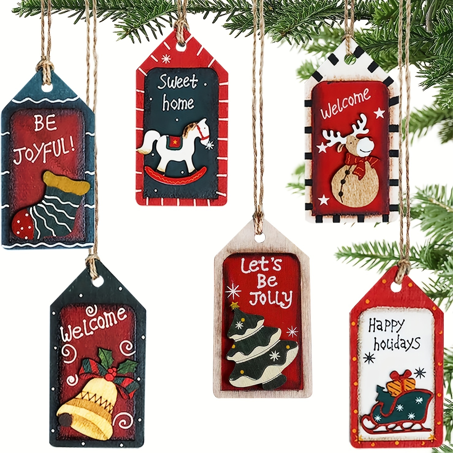 christmas gift tags with string - Temu United Arab Emirates