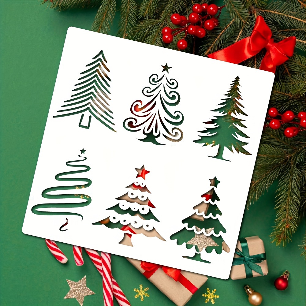 Stencil, Skinny Tree Stencil Bundle, Tree Stencil Bundle, Christmas Tree  Stencils, Evergreen Tree Stencil, Kids Crafts 