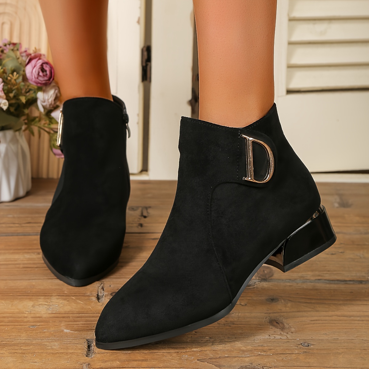 Clearance black outlet booties