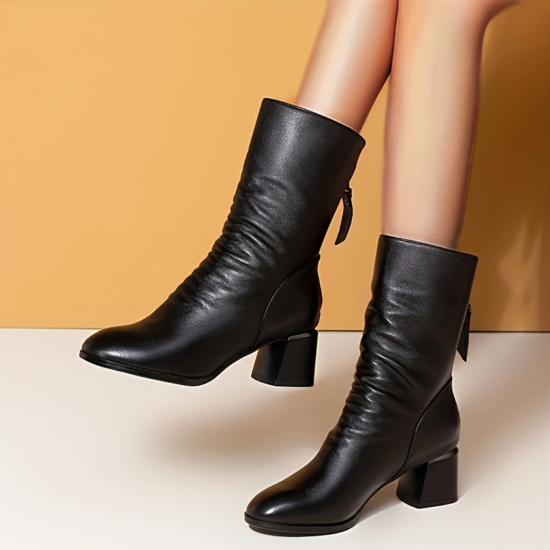 Leather Ankle Boots Women - Temu Canada