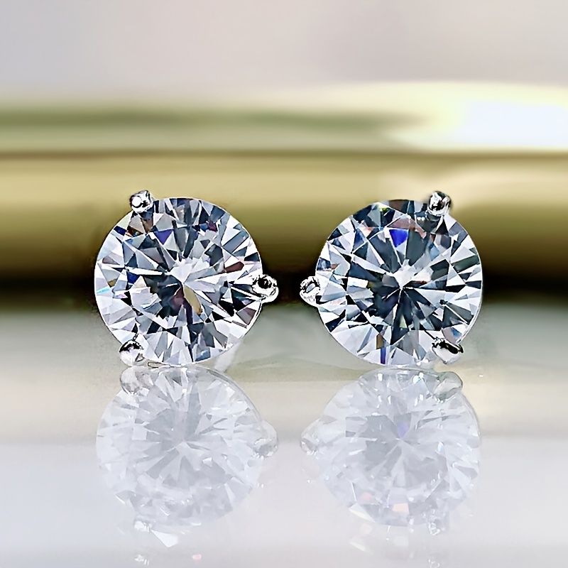 Lab Diamond Earrings - Temu