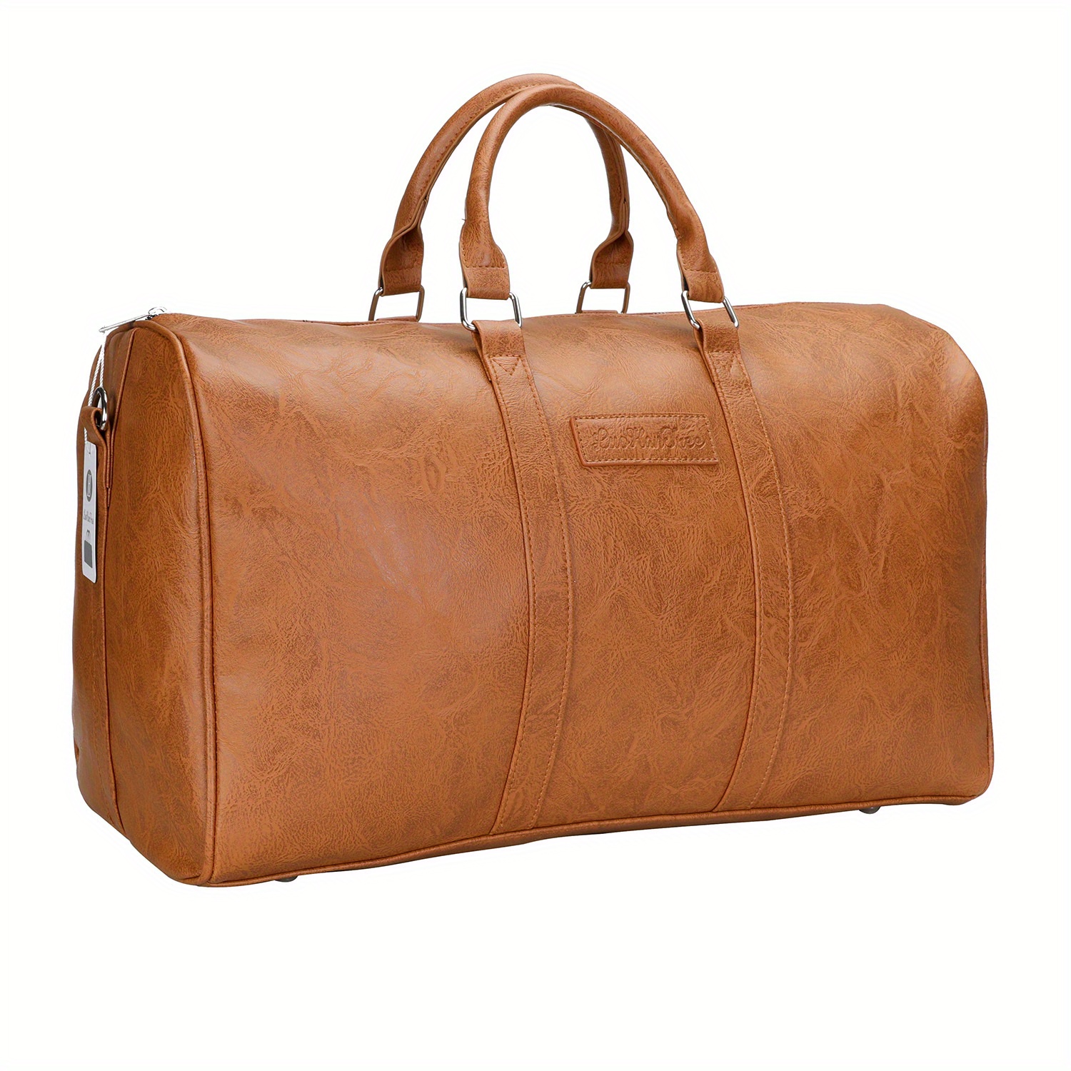 London fog leather hotsell duffle bag