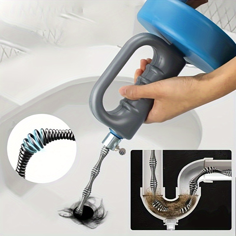 Comprar Desatascador de tuberías de alcantarillado para baño, inodoros,  baño, cocina, desatascador de drenaje de alta presión, desatascador de  inodoro, removedor de obstrucciones, desatascador de desagüe de aire,  herramienta de limpieza